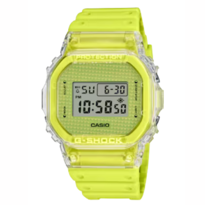 Casio G-Shock Lucky Drop Series DW-5600GL-9 Yellow Resin Band Men Sports Watch